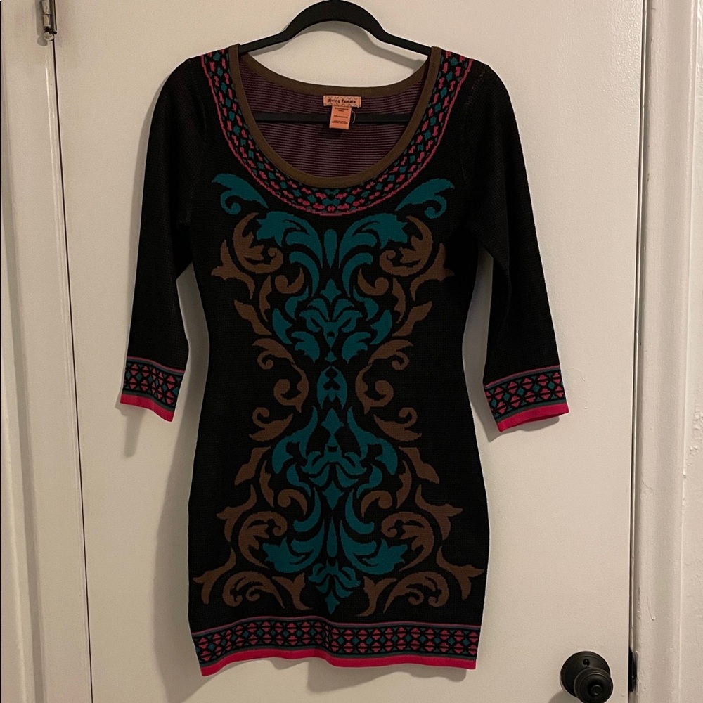Flying Tomato Knit Sweater Dress